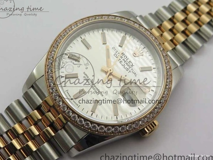 1227 Sustainable DateJust 36 SS RG 126281 BP Maker 1:1 Best Edition Silver Dial on Oyster Bracelet 2502